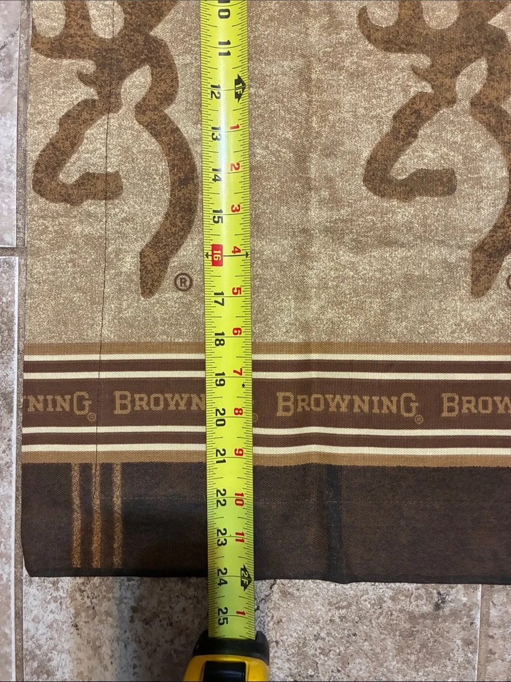 Browning Brown and Tan Deer Logo Decorative Pillow Covers Set of 2